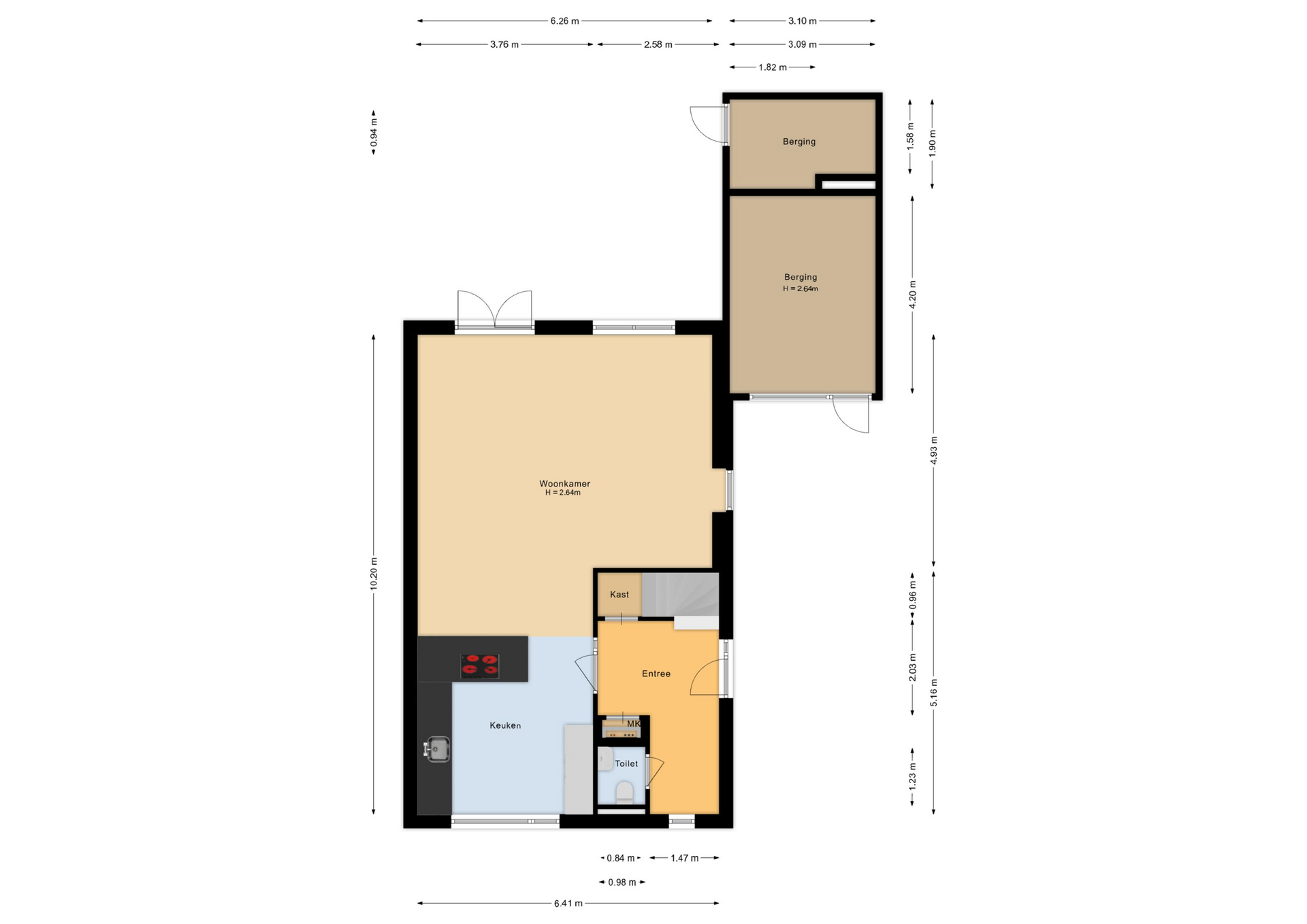 Koriander 29 - 8245 HA - lelystad-plattegrond-1