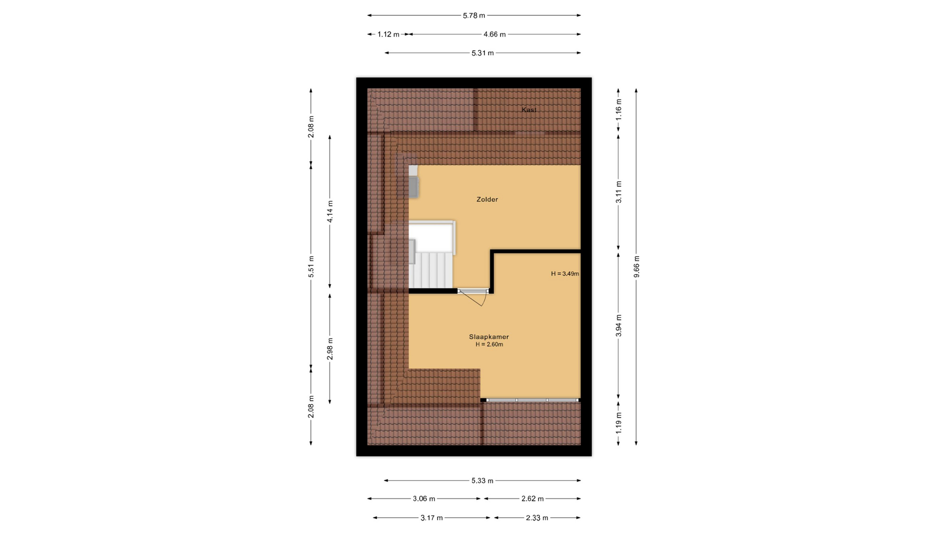 Zevensterstraat 28 - 8245 JR - lelystad-plattegrond-3