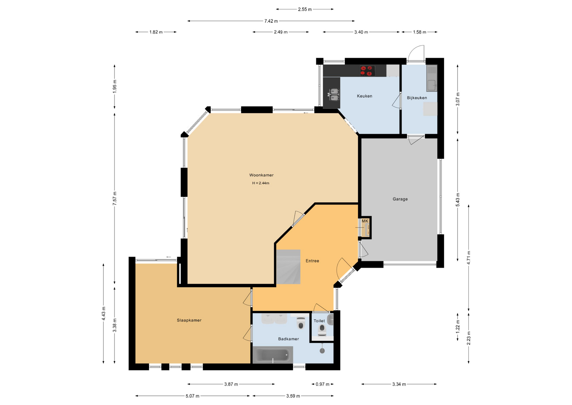 Beukenhof 254 - 8212 EE - lelystad-plattegrond-1