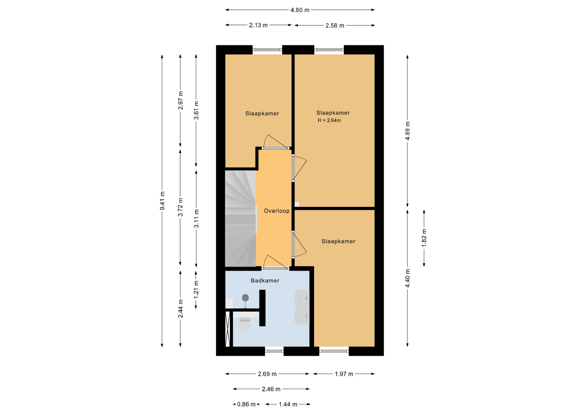 Waterbies 60 - 8245 HN - lelystad-plattegrond-2